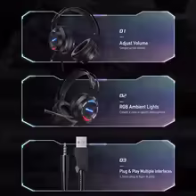 Awei GM-2 HiFi Stereo RGB 7.1 Surround Oyuncu Kulaklık