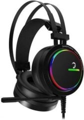 Gamepower Luna RGB 7.1 Kablolu Mikrofonlu Kulak Üstü Siyah Oyuncu Kulaklığı