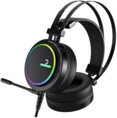 Gamepower Luna RGB 7.1 Kablolu Mikrofonlu Kulak Üstü Siyah Oyuncu Kulaklığı