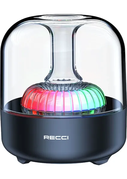 Recci Bluetooth Speaker Hoparlör Recci RSK-W31 Amber Serisi Fm/tf/aux Hi-Fi Rgb Işıklı Wireless 5W 500MAH