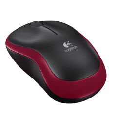 Logitech M185 Kırmızı Kablosuz Optik Mouse