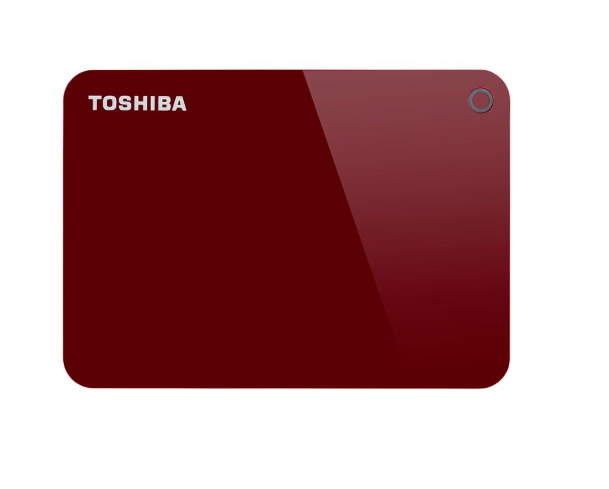 TOSHIBA CANVIO ADVANCE 2TB RED 3.0 EXTERNAL HDD
