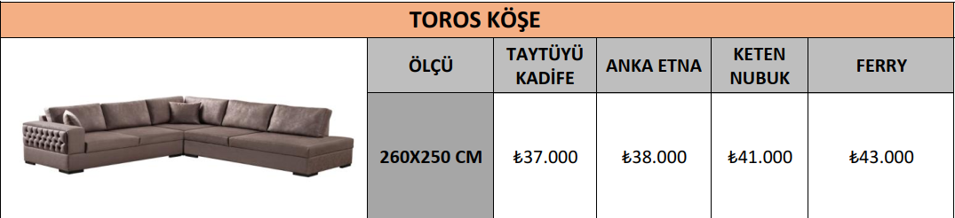 TOROS KÖŞE