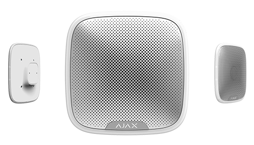 Ajax StreetSiren 91554.07 WH1 Dış Ortam Kablosuz Siren, Beyaz