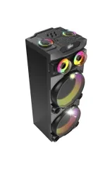 Torima DR-1230 Siyah RGB Ledli Dahili 2 Mikrofon Kumandalı Woofer Bluetooth Hoparlör
