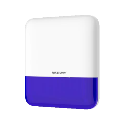 Hikvision DS-PS1-E-WE Kablosuz Harici Ortam Siren, Mavi