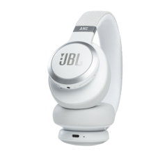 JBL Live 660NC Katlanabilir Kulak Üstü Bluetooth Kulaklık, Beyaz