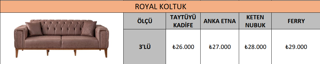 ROYAL KOLTUK