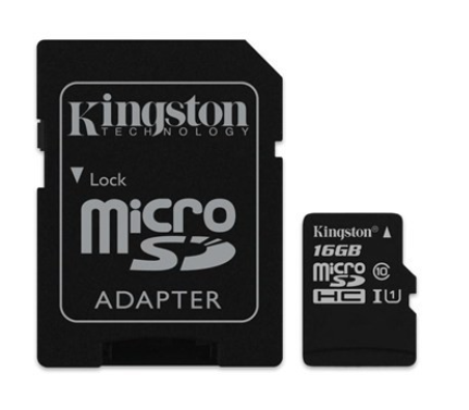 KINGSTON 16GB MICRO SDHC KART CLASS10