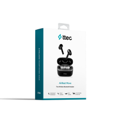 Ttec AirBeat Move TWS Bluetooth Kulak İçi Kulaklık, Siyah