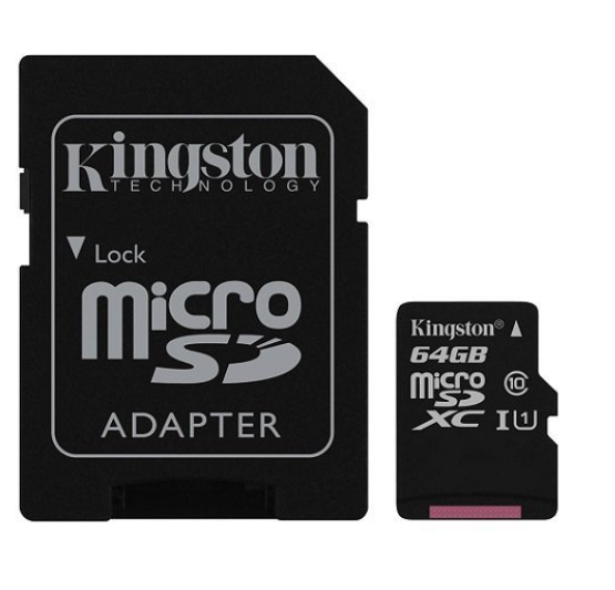 KINGSTON 64GB MICRO SDHC KART CLASS 10