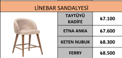 LİNEBAR SANDALYESİ