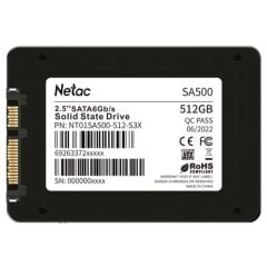 Netac SA500 Serisi 2.5'' 512 GB 520/450 Mb/s SATA3 SSD Disk