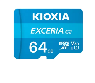 Kioxia 64GB MICRO SDXC UHS-1 CLASS 10 100MB/S