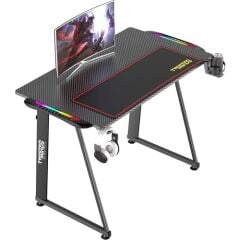 Twisted Minds A Desing Karbon Fiber E-Spor RGB Oyuncu Masası
