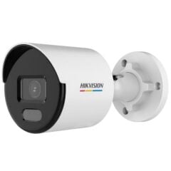 Hikvision DS-2CD1027G0-LUF 2 MP 4mm Sabit Lensli Dahili Mikrofonlu Bullet Colorvu IP Kamera