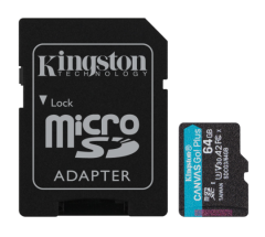 KINGSTON 64GB MICRO SDHC CANVAS GO PLUS KART