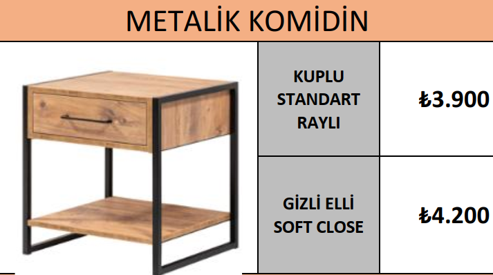 METALİK KOMİDİN