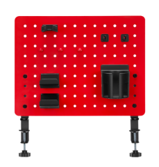 Twisted Minds TM-GPB-04-B Gaming Kelepçe Montajlı Pegboard, Mat Kırmızı