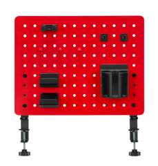 Twisted Minds TM-GPB-04-B Gaming Kelepçe Montajlı Pegboard, Mat Kırmızı