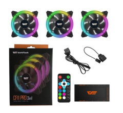DarkFlash CF11 PRO 3pin A-RGB 3x12cm Fan Kit (3'lü)