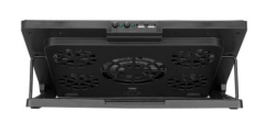 Addison ANC-505 Mavi Renkli Led Fanlı Siyah Notebook Soğutucu