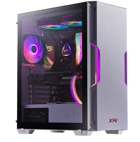 XPG STARKER USB3.0 2x12CM ARGB FAN TEMPERLI MID TOWER BEYAZ KASA