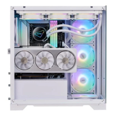 XPG INVADER X USB3.2 FANSIZ TEMPERLI FULL TOWER BEYAZ KASA