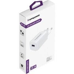 Sprange Q-21 2.1A Şarj Adaptörü, Beyaz