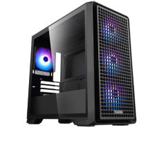 SEGOTEP Radiant Siyah 750W 80+ Bronze PCIE 5.0 Mid Tower Kasa (Rainbow Fan)