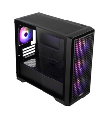 SEGOTEP Radiant Siyah 750W 80+ Bronze PCIE 5.0 Mid Tower Kasa (Rainbow Fan)