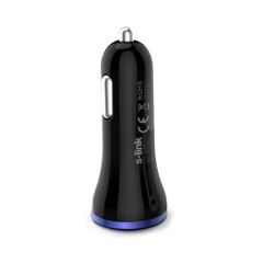 S-Link Slp-120 Pro 2xUsb Araç Şarjı, Siyah
