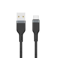 Wiwu PT02 Platinum Serisi Type-C 1.2m Şarj Kablosu, Siyah