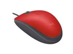 Logitech M110 Kırmızı Kablolu Optik Mouse
