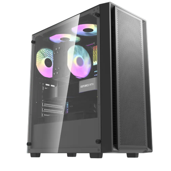 AIGO DK353 SIYAH 650W ARGB MID TOWER GAMING KASA