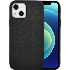 Wiwu Calfskin iPhone 13 Pro Max Deri Kılıf, Siyah
