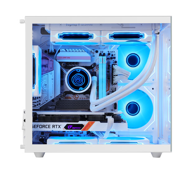 SEGOTEP Brave W1 Beyaz 650W 80+ Midi Tower Kasa (ARGB Fan)