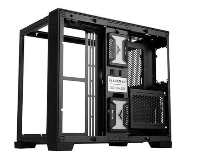 LIAN LI 011 DYNAMIC MINI BLACK MIDI ATX KASA