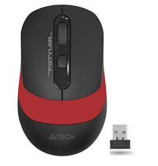 A4 TECH FG10 KABLOSUZ OPTIK MOUSE KIRMIZI/SIYAH