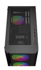 GAMEBOOSTER CRUX 650W 80+ WHITE USB3.0 4x12CM RGB FAN E-ATX KASA
