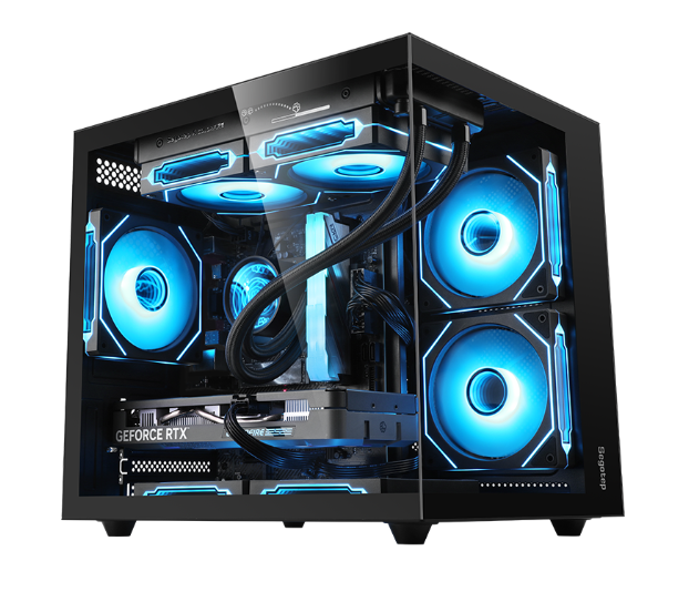 SEGOTEP Brave W1 Siyah 650W 80+ Midi Tower Kasa (ARGB Fan)