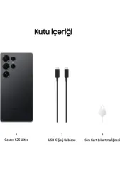Samsung Galaxy S25 Ultra 12/512 GB Titanyum Siyah