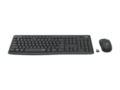 Logitech MK295 Silent Kablosuz Klavye Mouse Seti, Siyah