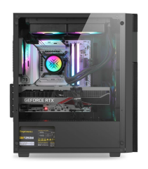 SEGOTEP Axe 5 Siyah 650W 80+ Midi Tower Kasa (Rainbow Fan)