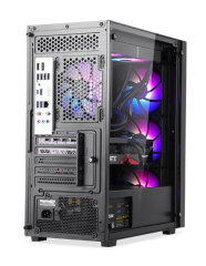 SEGOTEP Axe 5 Siyah 650W 80+ Midi Tower Kasa (Rainbow Fan)