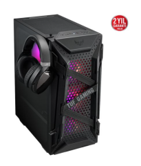 ASUS TUF GAMING GT301 USB3.2 3x12CM ARGB + 12CM FAN PENCERELI ATX SIYAH KASA