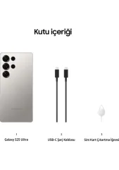 Samsung Galaxy S25 Ultra 12/512 GB Titanyum Gri